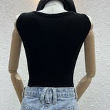カップ付き リブタンクトップ レディース | Miniministore | 詳細画像15
