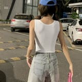 カップ付き リブタンクトップ レディース | Miniministore | 詳細画像8