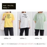 英字ロゴプリント半袖Tシャツスリット入り | Miniministore | 詳細画像12