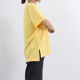 英字ロゴプリント半袖Tシャツスリット入り | Miniministore | 詳細画像15