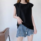 フレンチスリーブ無地シャツ大人カジュアル | Miniministore | 詳細画像8