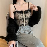 ソフトパッド入り レースキャミソール 春 | Miniministore | 詳細画像6