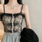 ソフトパッド入り レースキャミソール 春 | Miniministore | 詳細画像7