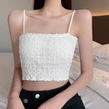 シャーリングショートキャミソールカップ付 | Miniministore | 詳細画像6 
