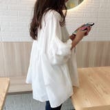 綿麻風ブラウス ペプラムブラウスきれいめ | Miniministore | 詳細画像5