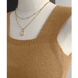 ショート丈 カップ付きニットタンクトップ | Miniministore | 詳細画像13