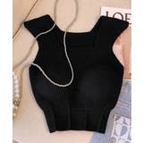 ショート丈 カップ付きニットタンクトップ | Miniministore | 詳細画像9