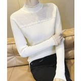 ハイネックニットトップスフリルニットソー | Miniministore | 詳細画像11 