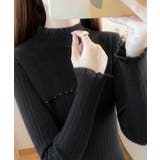 ハイネックニットトップスフリルニットソー | Miniministore | 詳細画像7 