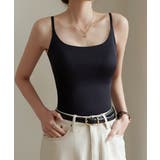 カップ付きキャミソール 韓国風ブラトップ | Miniministore | 詳細画像4
