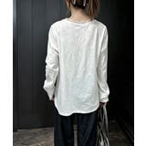 レース長袖トップスVネックカットソー秋服 | Miniministore | 詳細画像26 