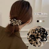 ヒョウ柄シュシュ ヘアアクセサリー | Miniministore | 詳細画像1