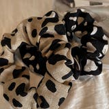 ヒョウ柄シュシュ ヘアアクセサリー | Miniministore | 詳細画像3