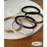 ヘアゴムヘアアクセサリー5色セット韓国風 | Miniministore | 詳細画像1 