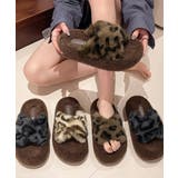 ファーサンダル 厚底韓国風ファースリッパ | Miniministore | 詳細画像1 