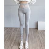 ライトグレー | レース切り替えレギンス 美脚美尻スパッツ | SUNSHINE CLOSET