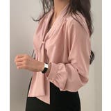 ピンク | ボウタイブラウス オフィスカジュアル秋服 | SUNSHINE CLOSET