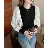 ブラック | ミニケーブルドッキング ニットフリル付き | Miniministore