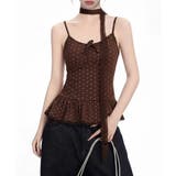 ブラウン | レディース カップ付き インナーキャミ | SUNSHINE CLOSET
