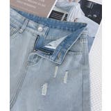 ダメージデニムパンツ ワイドレッグデニム | Miniministore | 詳細画像17 