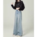 ダメージデニムパンツ ワイドレッグデニム | Miniministore | 詳細画像5 