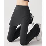 ヨガパンツ スカート付きセミフレアパンツ | Miniministore | 詳細画像3 