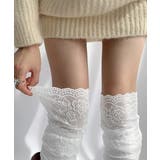 ニーハイソックス花柄レース切り替え靴下 | Miniministore | 詳細画像9 