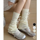 レッグウォーマー リボン付きレッグカバー | Miniministore | 詳細画像1 