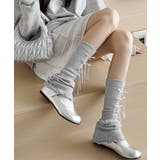 レッグウォーマー リボン付きレッグカバー | Miniministore | 詳細画像12 