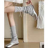 レッグウォーマー リボン付きレッグカバー | Miniministore | 詳細画像14 