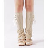 レッグウォーマー リボン付きレッグカバー | Miniministore | 詳細画像15 