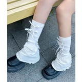 レッグウォーマー リボン付きレッグカバー | Miniministore | 詳細画像9 
