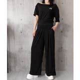 オフショルダートップスワイドパンツセット | Miniministore | 詳細画像17 