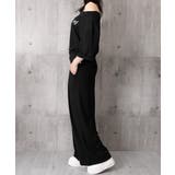 オフショルダートップスワイドパンツセット | Miniministore | 詳細画像19 