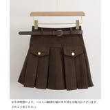コーデュロイプリーツスカート ベルト付き | Miniministore | 詳細画像16 