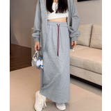 スウェットロングスカート バックスリット | Miniministore | 詳細画像3