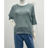 サマーニット 七分袖透かし編みトップス | Miniministore | 詳細画像10 