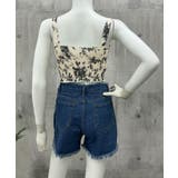 カップ付きキャミソール 水墨柄ブラトップ | Miniministore | 詳細画像16 