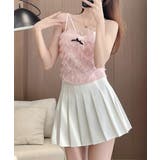 フリンジキャミソールカップ付きブラトップ | Miniministore | 詳細画像9 