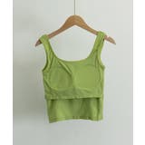 カップ付きタンクトップ ショート丈 夏服 | Miniministore | 詳細画像18