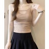 カップ付きキャミソールセクシー胸元韓国風 | Miniministore | 詳細画像10 