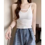 カップ付きキャミソールセクシー胸元韓国風 | Miniministore | 詳細画像2 