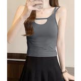 カップ付きキャミソールセクシー胸元韓国風 | Miniministore | 詳細画像7 