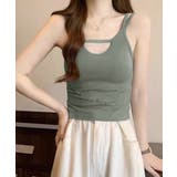 カップ付きキャミソールセクシー胸元韓国風 | Miniministore | 詳細画像9 