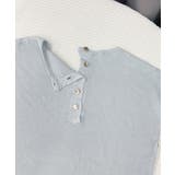 フレンチスリーブサマーニットバックボタン | Miniministore | 詳細画像12 