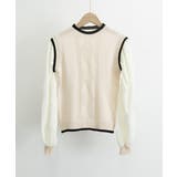 異素材ドッキングニットトップスレディース | Miniministore | 詳細画像16 