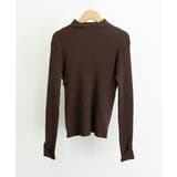 プチハイネックニットトップス 袖口ボタン | Miniministore | 詳細画像15 