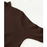 プチハイネックニットトップス 袖口ボタン | Miniministore | 詳細画像19 