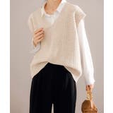 ケーブルニットベスト レディースチョッキ | Miniministore | 詳細画像2 