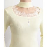 チョーカー風 リブニットトップス 韓国風 | Miniministore | 詳細画像12 